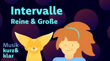 Vorschau - Arbeitsblätter - Begleitmaterial: Intervalle (rein und große) - Deckblatt