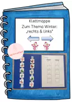 Vorschau - Fördermaterial/Inklusion - Klettmappe | Rechts | Links | Raumorientierung | Winter - Deckblatt