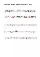 Vorschau - Merkblätter - Begleitmaterial: Wechsel- und Durchgangsnoten - Seite 3