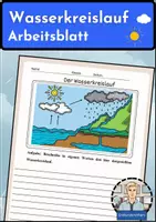 Vorschau - Arbeitsblätter - Wetter und Klima - Der Wasserkreislauf - Arbeitsblatt - Deckblatt