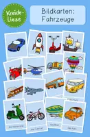 Vorschau - Bildkarten - Bildkarten: Fahrzeuge/Transportmittel (DaF/DaZ) - Deckblatt