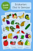 Vorschau - Bildkarten - Bildkarten: Obst & Gemüse (DaF/DaZ/Deutsch) - Deckblatt