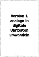 Vorschau - Stationenlernen - Uhrzeit 5 Minuten - 12 Dominos analog, digital und in Umgangssprache - Seite 2