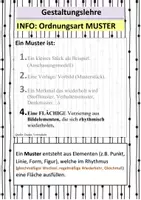 Vorschau - Arbeitsblätter - AWi Grafiklehre Teil 3.3. Muster Gestaltungslehre Arbeitsblatt - Seite 1