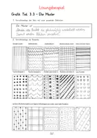 Vorschau - Arbeitsblätter - AWi Grafiklehre Teil 3.3. Muster Gestaltungslehre Arbeitsblatt - Seite 2