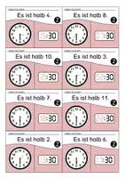 Vorschau - Spiele - Uhrzeiten Puzzle - Uhr - Legepuzzle - Spiel - Freiarbeit - Seite 3