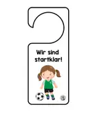 Vorschau - Mal- und Bastelvorlagen - Wir sind startklar! - Umziehschilder Sportunterricht - Seite 2