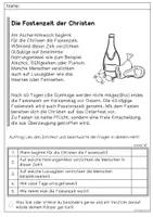 Vorschau - Arbeitsblätter - Fasten und Fastnacht - Infotexte, Fragen und zwei kleine Projekte - Seite 2