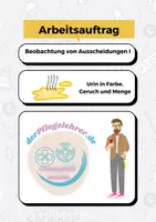 Vorschau - Arbeitsblätter - Arbeitsblatt Beobachtung von Ausscheidungen I - Deckblatt