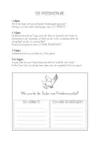 Vorschau - Arbeitsblätter - Lapbook / Stationen zum Thema "Frieden" - Religion - Ethik - 3. Klasse - 4. Klasse - Deckblatt