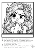 Vorschau - Mal- und Bastelvorlagen - Kunstprojekt Ausmalbilder Meerjungfrau und Piraten - Seite 2
