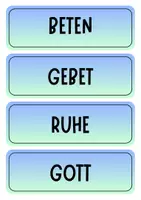 Vorschau - Poster - Tafelkarten - das Gebet / Beten für Diskussionen o. Tafelbilder - Deckblatt