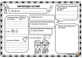Aperçu - Préparation de séquence / Séquence complète - Reportage après la découverte d'un livre/d'une histoire Marie Milo - Page 3