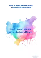 anteprima - Altro tipo di materiale - suggerimenti per una presentazione efficace - Pagina di copertina