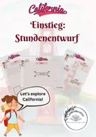 Vorschau - Stundenentwürfe - Let’s explore California! Einstieg Kalifornien - Deckblatt