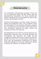 Vorschau - Arbeitsblätter - Lesetext (Lesetandem) "Ostereiersuche?" - mit Fragen zum Text - Seite 1