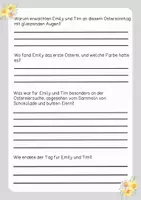Vorschau - Arbeitsblätter - Lesetext (Lesetandem) "Ostereiersuche?" - mit Fragen zum Text - Seite 2