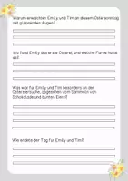 Vorschau - Arbeitsblätter - Lesetext (Lesetandem) "Ostereiersuche?" - mit Fragen zum Text - Seite 3