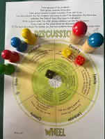Vorschau - Mal- und Bastelvorlagen - Discussion Wheel - Speaking game - Individual Society - Deckblatt