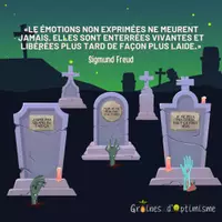 Aperçu - Affichage - Citation - Freud - Les émotions - Oser s'exprimer - Page de couverture