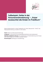 Vorschau - Arbeitsblätter - Materialpaket Beobachtung - Seite 1