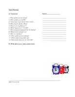 Vorschau - Text - English Reading on Daily Routines: Text / Englisch - Seite 1