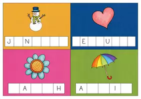 Vorschau - Stationenlernen - Days and Months WRITING CARDS - Seite 3
