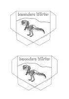 Vorschau - Arbeitsblätter - Dinosaurier - Begriffserklärungen - Seite 1