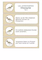 Vorschau - Aufgabenkarten - Dinosaurier Lese- und Abschreibfächer Teil 1 - Seite 2