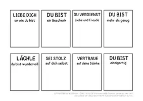 Vorschau - Anderer Materialtyp - Mutmachkarten Osterküken | Positive Affirmationen für Selbstliebe | Klasse 3–6 - Seite 3
