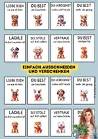 Vorschau - Mal- und Bastelvorlagen - Mutmachkarten Affirmationen mit niedlichen Welpen - Seite 2