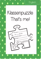Vorschau - Spiele - That's me - Vorstellung im Klassenpuzzle - Deckblatt