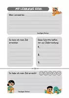 Vorschau - Arbeitsblätter - Lernziel - Festlegung und Reflexion - Seite 2