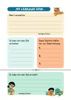 Vorschau - Arbeitsblätter - Lernziel - Festlegung und Reflexion - Seite 3