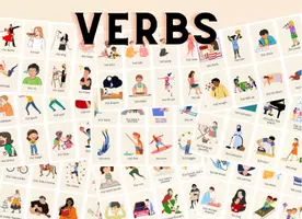 Vorschau - Bildkarten - VERBS FLASH CARDS - Lernkarten/Bildkarten Verben - Deckblatt