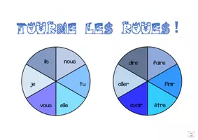Aperçu - Apprentissages en autonomie - Conj le présent TOURNE ta roue avec les verbes P3 - Page 1
