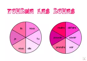 Aperçu - Apprentissages en autonomie - Conj le présent TOURNE ta roue avec les verbes P3 - Page 3