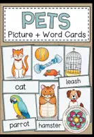 Vorschau - Bildkarten - PETS - Picture + Word Cards - Deckblatt