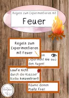 Vorschau - Stundenentwürfe - Materialpaket: 5 Unterrichtsstunden mit Präsentationen und Hefteinträgen zum Thema "Feuer" - Seite 1