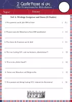 Vorschau - Test - Große Probe Französische Revolution - Deckblatt