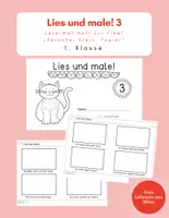 Vorschau - Arbeitsblätter - Lies und male 3 – Leseheft zu Sprache Stein Papier 1 - Deckblatt