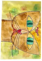 Vorschau - Unterrichtsreihen - Kunstprojekt - Paul Klee - Katze und Vogel - Schritt für Schritt inklusive Smartboard Präsentation - Seite 3