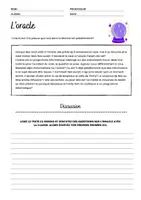 Aperçu - Feuilles d'exercices - Introduction au déterminisme à l'aide de l'exemple du film “Matrix” - Page 1