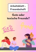 Vorschau - Arbeitsblätter - Arbeitsblatt zu toxischen Freundschaften - Deckblatt