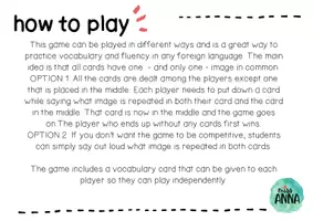 Vista previa - Juegos / Gamificación - Clothes Vocabulary Matching Game | Vocabulario de ropa en inglés - página 2
