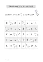 Vorschau - Arbeitsblätter - Leseübung zum Buchstaben E - Seite 2