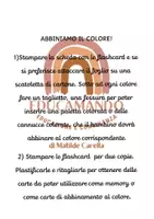 anteprima - Flashcard - Abbiniamo il colore! Flashcard colori - Pagina 1