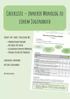 Vorschau - Merkblätter - Checkliste - innerer Monolog - Deckblatt