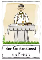 Vorschau - Fördermaterial/Inklusion - Christi Himmelfahrt TAFELMATERIAL Religionsunterricht - Seite 1