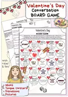 anteprima - Giochi - Inglese San Valentino: Conversation Board Game - Pagina di copertina